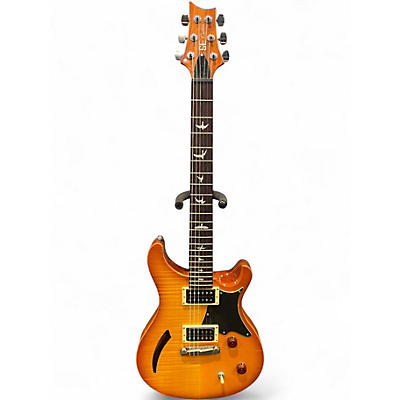 Used PRS SE Custom 22 Semi-Hollowbody Honey Burst Hollow Body Electric Guitar
