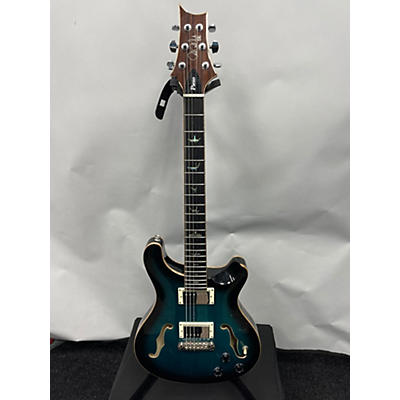 PRS Used PRS SE Custom 22 Semi-Hollowbody II Peacock Blue Hollow Body Electric Guitar