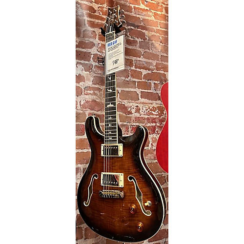 PRS Used PRS SE Custom 22 Semi-Hollowbody McCarty Amber Hollow Body Electric Guitar McCarty Amber