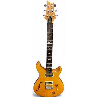 Used PRS SE Custom 22 Semi-Hollowbody Natural Hollow Body Electric Guitar