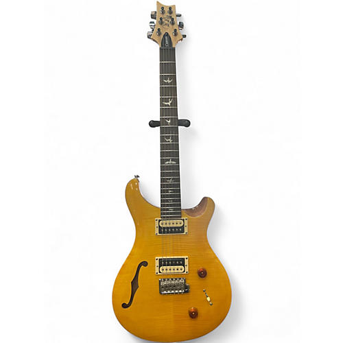 Used PRS SE Custom 22 Semi-Hollowbody Natural Hollow Body Electric Guitar Natural