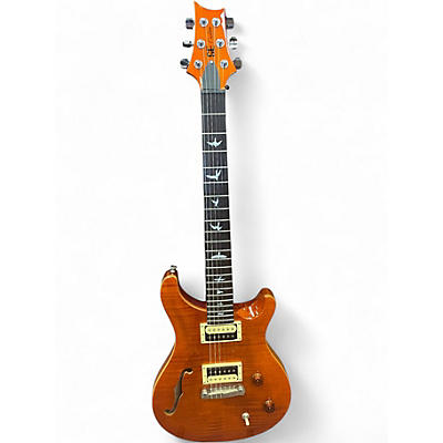 Used PRS SE Custom 22 Semi-Hollowbody Orange Hollow Body Electric Guitar