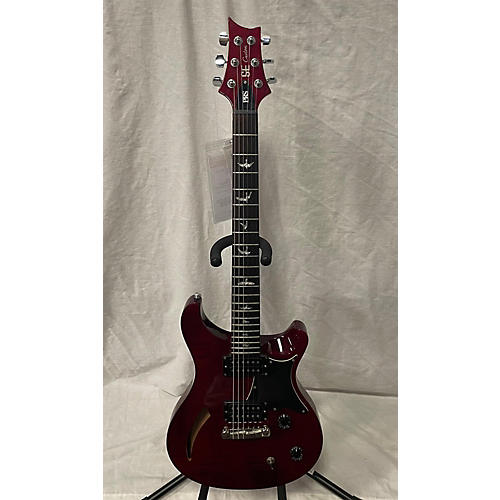 PRS Used PRS SE Custom 22 Semi-Hollowbody Red Hollow Body Electric Guitar Red