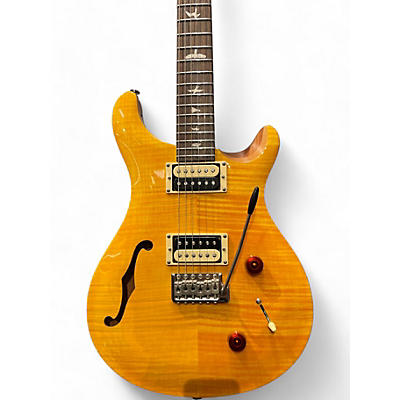 Used PRS SE Custom 22 Semi-Hollowbody SANTANA YELLOW Hollow Body Electric Guitar