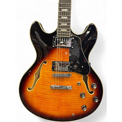 Used PRS SE Custom 22 Semi-Hollowbody SANTANA YELLOW Hollow Body Electric Guitar