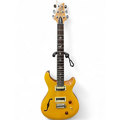 Used PRS SE Custom 22 Semi-Hollowbody SANTANA YELLOW Hollow Body Electric Guitar