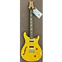 Used PRS Used PRS SE Custom 22 Semi-Hollowbody Santana Yellow Hollow Body Electric Guitar Santana Yellow