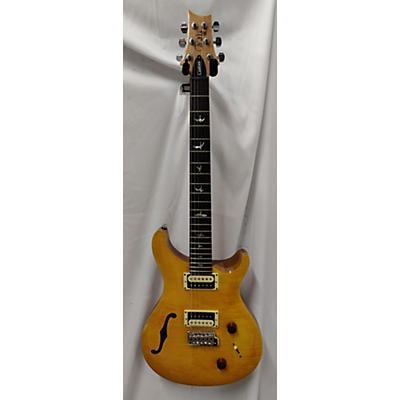 PRS Used PRS SE Custom 22 Semi-Hollowbody Santana Yellow Hollow Body Electric Guitar