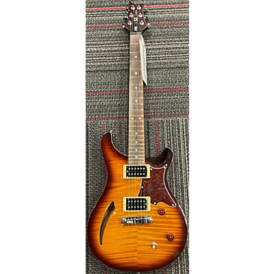 Used PRS SE Custom 22 Semi-Hollowbody Sunburst Hollow Body Electric Guitar