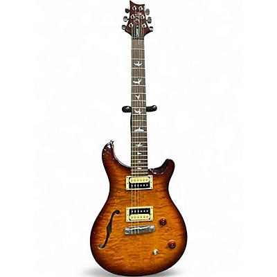 Used PRS SE Custom 22 Semi-Hollowbody Sunburst Hollow Body Electric Guitar