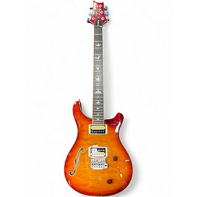 Used PRS SE Custom 22 Semi-Hollowbody Sunburst Hollow Body Electric Guitar