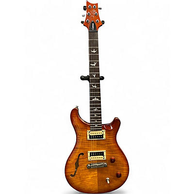 Used PRS SE Custom 22 Semi-Hollowbody Sunburst Hollow Body Electric Guitar