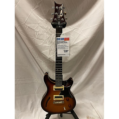 PRS Used PRS SE Custom 22 Semi-Hollowbody Tobacco Burst Hollow Body Electric Guitar Tobacco Burst