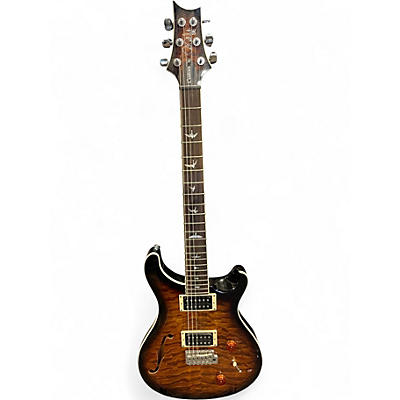 Used PRS SE Custom 22 Semi-Hollowbody Tobacco Burst Hollow Body Electric Guitar