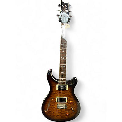 Used PRS SE Custom 22 Semi-Hollowbody Tobacco Burst Hollow Body Electric Guitar