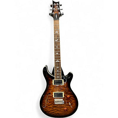 Used PRS SE Custom 22 Semi-Hollowbody Tobacco Sunburst Hollow Body Electric Guitar
