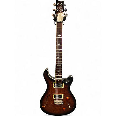 Used PRS SE Custom 22 Semi-Hollowbody Tobacco Sunburst Hollow Body Electric Guitar