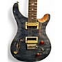 Used PRS SE Custom 22 Semi-Hollowbody Trans Blue Hollow Body Electric Guitar Trans Blue