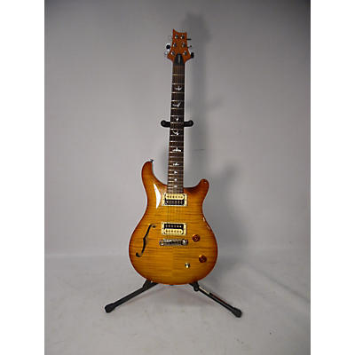 PRS Used PRS SE Custom 22 Semi-Hollowbody Vintage Sunburst Hollow Body Electric Guitar