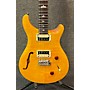 Used PRS Used PRS SE Custom 22 Semi-Hollowbody Yellow Flame Hollow Body Electric Guitar yellow flame