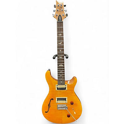 Used PRS SE Custom 22 Semi-Hollowbody Yellow Hollow Body Electric Guitar