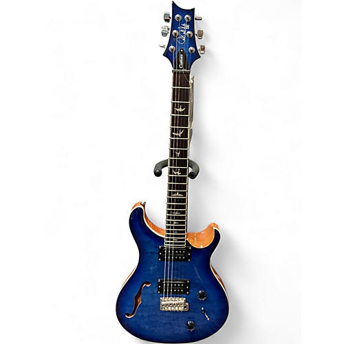 Used PRS SE Custom 22 Semi-Hollowbody faded blue burst Hollow Body Electric Guitar faded blue burst