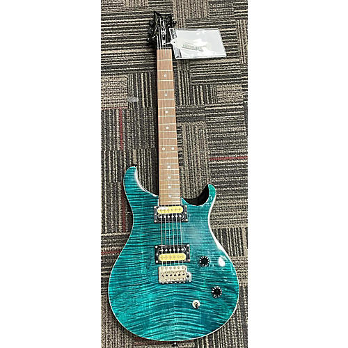 PRS Used PRS SE Custom 22 TEAL Solid Body Electric Guitar TEAL