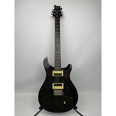 Used PRS SE Custom 22 Trans Black Solid Body Electric Guitar