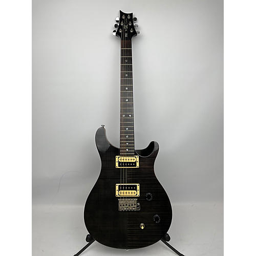 PRS Used PRS SE Custom 22 Trans Black Solid Body Electric Guitar Trans Black