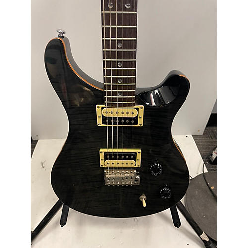 PRS Used PRS SE Custom 22 Trans Black Solid Body Electric Guitar Trans Black