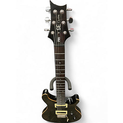 Used PRS SE Custom 22 Trans Black Solid Body Electric Guitar Trans Black