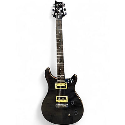 Used PRS SE Custom 22 Trans Black Solid Body Electric Guitar
