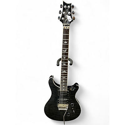 Used PRS SE Custom 22 Trans Black Solid Body Electric Guitar