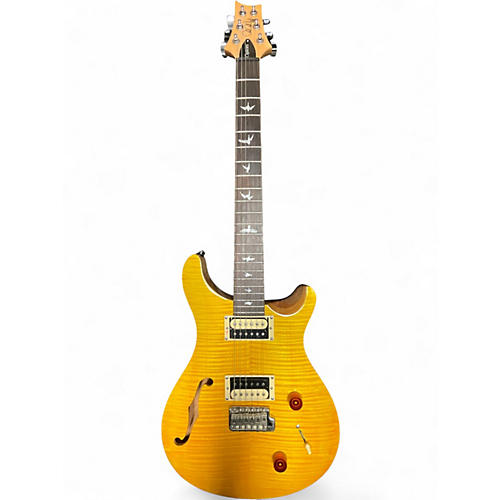 Used PRS SE Custom 22 Yellow Solid Body Electric Guitar Yellow