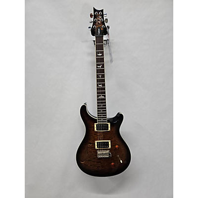 PRS Used PRS SE Custom 22 black gold burst Solid Body Electric Guitar