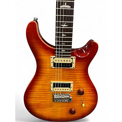 Used PRS SE Custom 22 sunburst Solid Body Electric Guitar