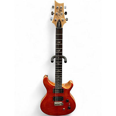 Used PRS SE Custom 24-08 Blood Orange Solid Body Electric Guitar
