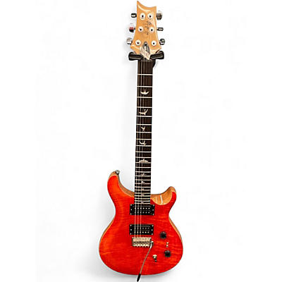 Used PRS SE Custom 24-08 Blood Orange Solid Body Electric Guitar