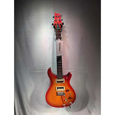 PRS Used PRS SE Custom 24-08 Cherry Sunburst Solid Body Electric Guitar