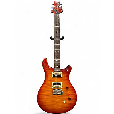 Used PRS SE Custom 24-08 Cherry Sunburst Solid Body Electric Guitar
