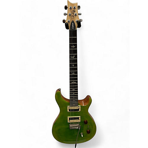 PRS Used PRS SE Custom 24-08 Green Solid Body Electric Guitar Green