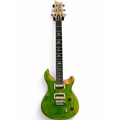 PRS Used PRS SE Custom 24-08 Green Solid Body Electric Guitar