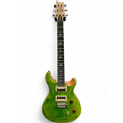 PRS Used PRS SE Custom 24-08 Green Solid Body Electric Guitar Green