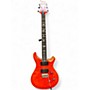 Used PRS SE Custom 24-08 QUILT TOP Orange Solid Body Electric Guitar Orange