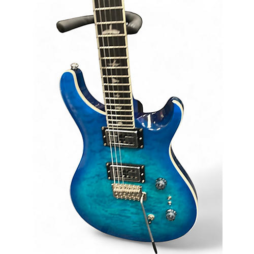 PRS Used PRS SE Custom 24-08 Quilt LAKE BLUE Solid Body Electric Guitar LAKE BLUE