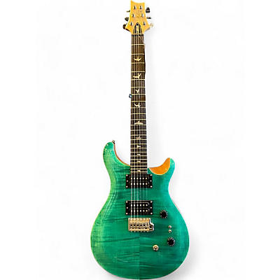 PRS Used PRS SE Custom 24-08 Turquoise Solid Body Electric Guitar