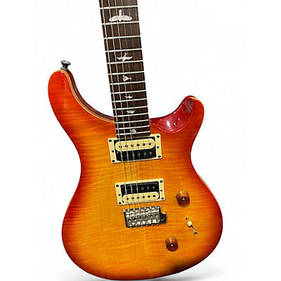 Used PRS SE Custom 24 2 Color Sunburst Solid Body Electric Guitar
