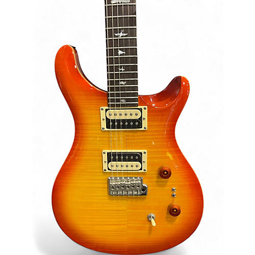 PRS Used PRS SE Custom 24 2 Tone Sunburst Solid Body Electric Guitar 2 Tone Sunburst