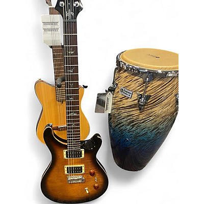 Used PRS SE Custom 24 35th anniversary Trans Amber Solid Body Electric Guitar