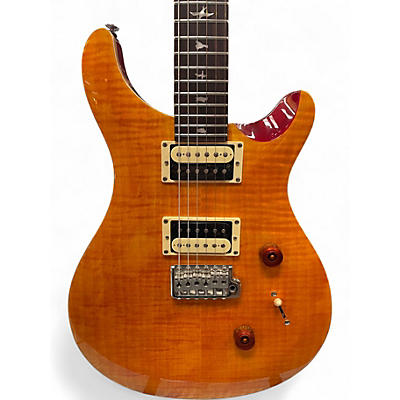 Used PRS SE Custom 24 Amber Solid Body Electric Guitar